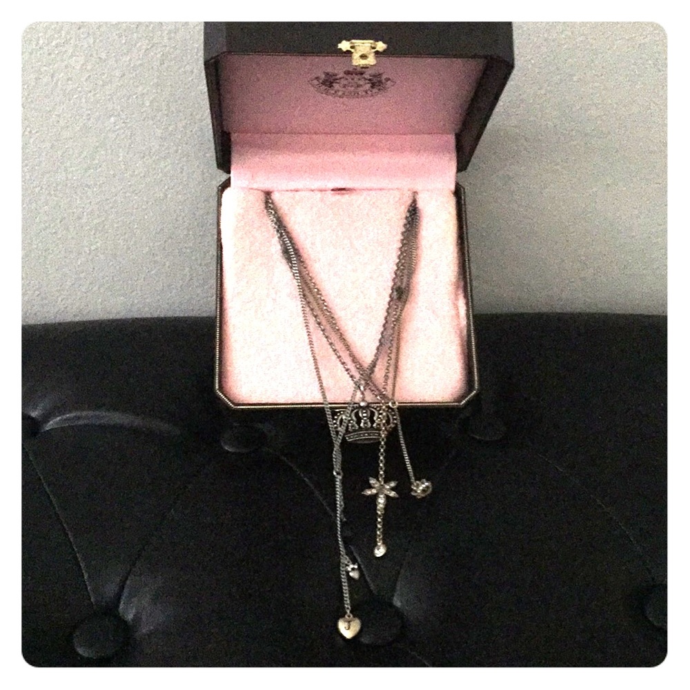 Layered Mixed Metals Juicy Couture Necklace